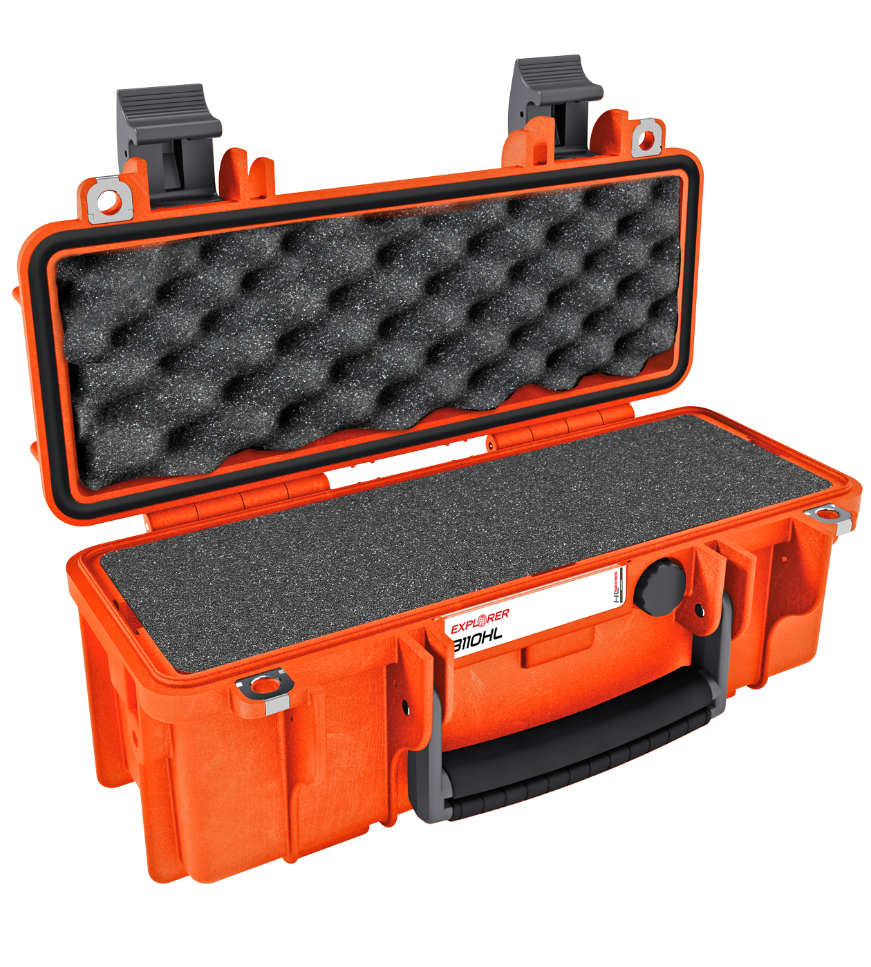 orange / mit Würfelschaum