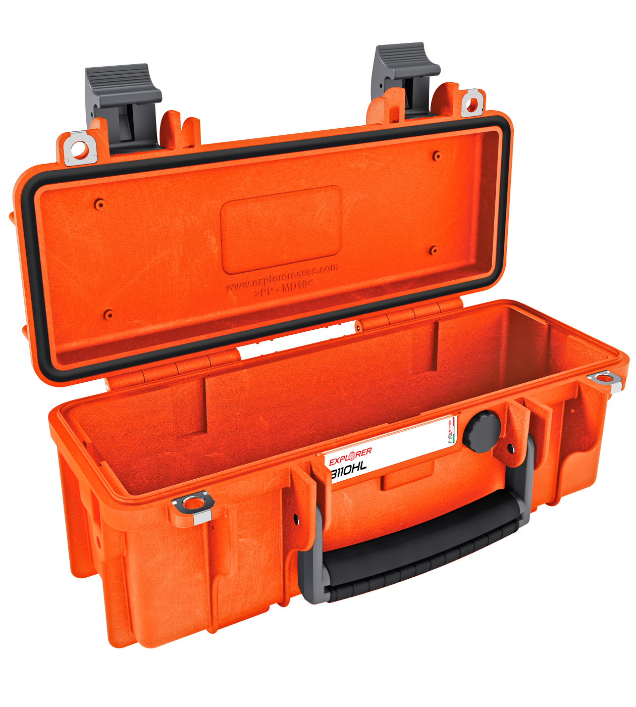 orange / leer